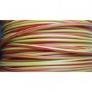 10cm Wire, 0.75mm in yellow/red
