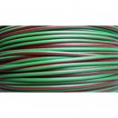10cm Wire, 0.75mm in green/red